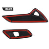 G-PLUS Carbon Fiber Interior Door Handle molding Cover Trims Compatible with Chevy Corvette C7 2014 2015 2016 2017 2018