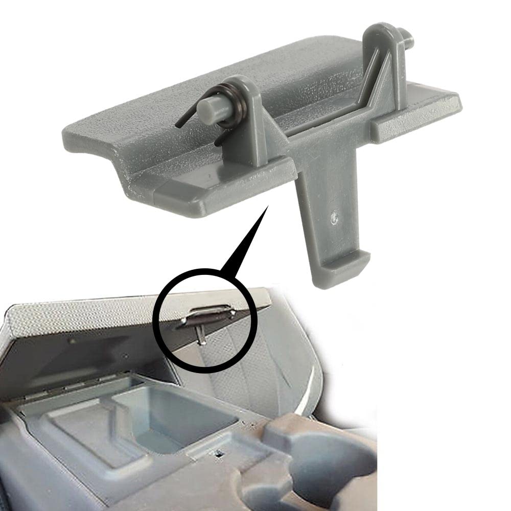G-PLUS Center Console Latch Jump Seat Lid Latch Compatible with Ford F150 2010-2018 Replacement for BL34-18672A66 ABS Plastic Light Gray