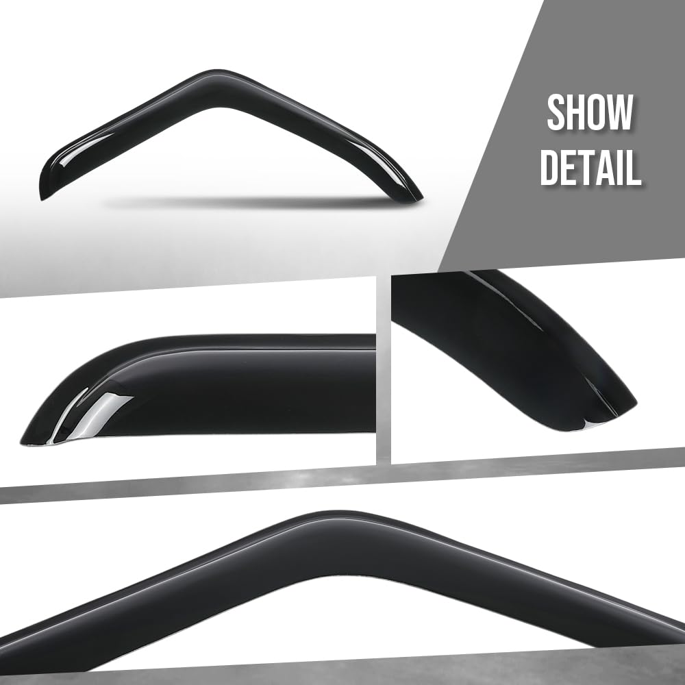 G-PLUS Rain Guards Compatible with Freightliner Cascadia 2007-2017