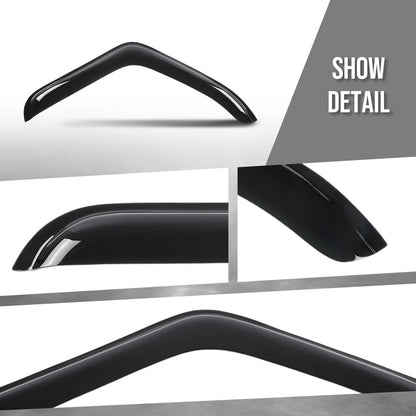 G-PLUS Rain Guards Compatible with Freightliner Cascadia 2007-2017