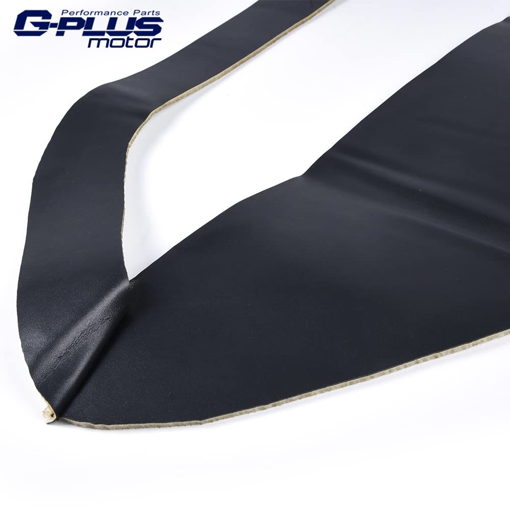 G-PLUS Compatible With Ford Mustang 2005 2006 2007 2008 2009 Red Synthetic Leather Door Panel Insert Card Covers Kit Replacement
