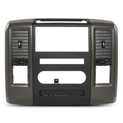 G-PLUS Radio Bezel Dash Trim Panel Compatible with Dodge Ram 2009 2010 2011 2012 Gray