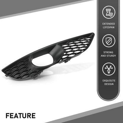 G-PLUS Right Front Bumper Right Fog Light Grille Lamp Cover Compatible with Audi Q7 Sportback 2010-2015 4L0 807 676 C, 4L0807676C