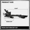G-PLUS Pair Front Headlight Brackets, Compatible with Audi Q5 SQ5 2018 2019 2020, Headlamp Support Left Driver & Right Passenger Side 2PCS, 80A805608, 80A805607