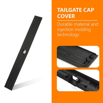 G-PLUS Tailgate Pad Cap Molding Trim Compatible with Ford F150 2015-2020 Black 36.02" Flexible Step & Release Button Replace FL3Z9940602B (Not for Super Duty)