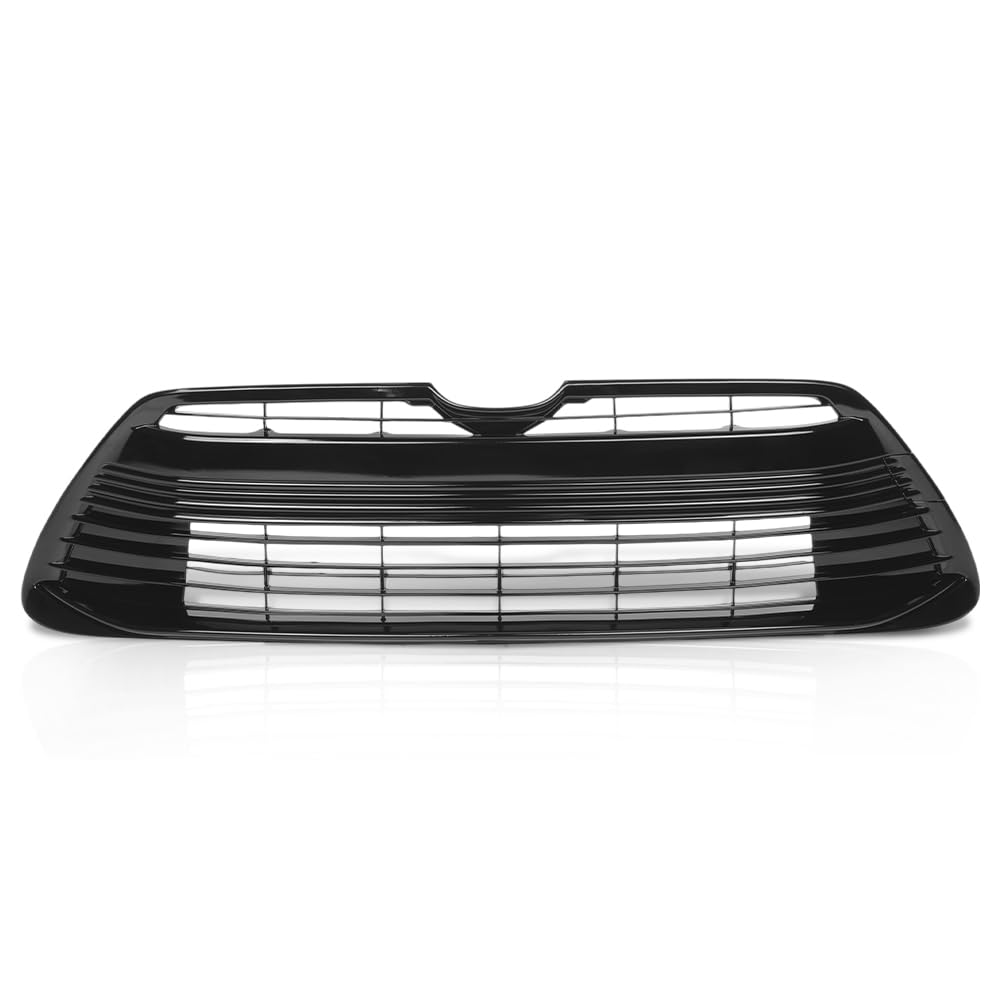 G-PLUS Front Bumper Lower Grille Assembly Compatible with Toyota Corolla LE XLE 2023-2024 5310212230 Glossy Black