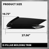 G-PLUS Rear Outside D Pillar Molding Trim Compatible with Range Rover Sport 2014-2022 2PC