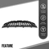 G-PLUS Front Bumper Grille Upper Compatible with Toyota Camry LE SE 2025 53141-AQ010, 53141AQ010, 53141 AQ010 Gloss Black