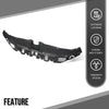 G-PLUS Grille Cover Upper Radiator Sight Shield Compatible with Hyundai Elantra 2021-2023 1.6L 1580CC 96CU. IN. L4 FULL HYBRID EV- (FHEV) DOHC/DOHC TURBOCHARGED HY1224124, 86391AA000 Black