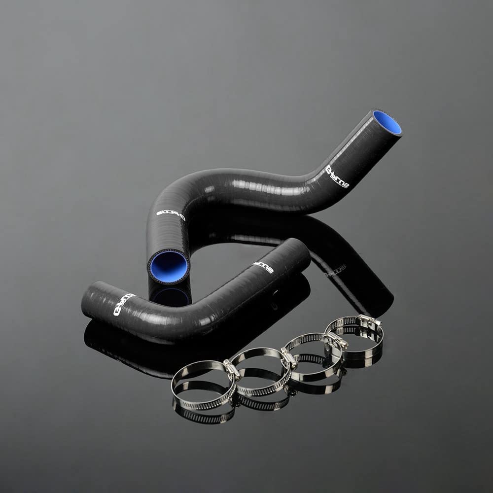G-PLUS Coolant Silicone Radiator Hose Kit Compatible With Chevy Camaro/Firebird 1967-1969 68 Dark Orange