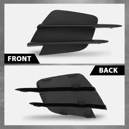 G-PLUS Pair Front Bumper Lower Grille Trim, Compatible with Benz C-Class AMG-Line 2019-2021 Facelift (W205, S205, C205, A205), LH Driver & RH Right 2PCS, 2058857202, 2058857302 Fog Light Cover