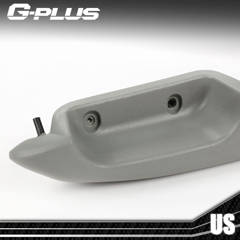 G-PLUS Door Armrest Compatible with 1999 Cadillac, Fit 1995-2000 Chevy/GMC Pickup Truck SUV w/Manual Windows(Driver & Passenger Side Pair Gray)