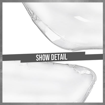 G-PLUS Headlight Lens Cover Compatible with BMW X2 F39 2018-2023 Left & Right Pair Front Headlamp Lens Cover Clear