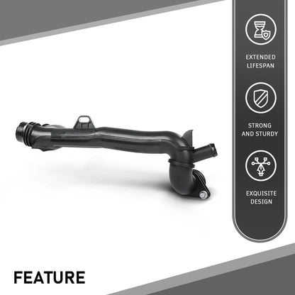 G-PLUS Thermostat Coolant Pipe Compatible with Benz C300/E350/GLC300/GLE350 2019-2023,Fit Benz M264 Engine CLS C-Class E-Class Models A2642008600, 2642008600, 264 200 86 00, A 264 200 86 00 Black