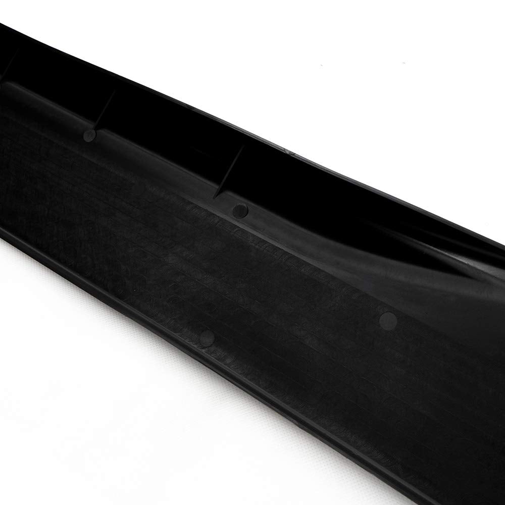 Universal 2.2 Meters / 86.6 Inch Carbon Fiber Look Side Skirt Extensions Rocker Panel Splitters Lip Kit