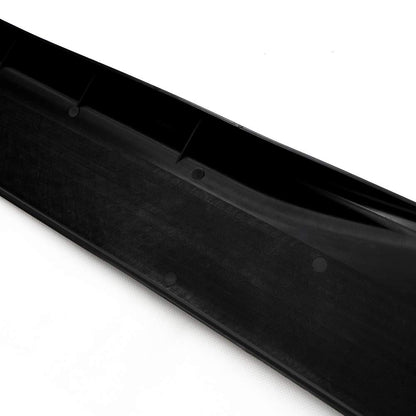 Universal 2.2 Meters / 86.6 Inch Carbon Fiber Look Side Skirt Extensions Rocker Panel Splitters Lip Kit