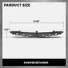 G-PLUS Bumper Retainer Front Compatible with Benz C300 4Matic Base 2017-2019, Fit C400 4Matic 2015,Fit Benz C43 C63 AMG 2017-2021 2058851165