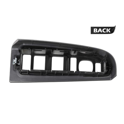 G-PLUS Window Switch Bezel Cover Driver Side, Push Button, Manual, Dark Gray, Compatible with Chevy Silverado/GMC Sierra 2003-2007