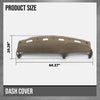 G-PLUS TPE Molded Dash Cover Pad Compatible with 1998-2001 Dodge Ram 1500 (submodel: Laramie, Sport, ST, WS)/1998-2002 Dodge Ram 2500/3500 Base 99815013