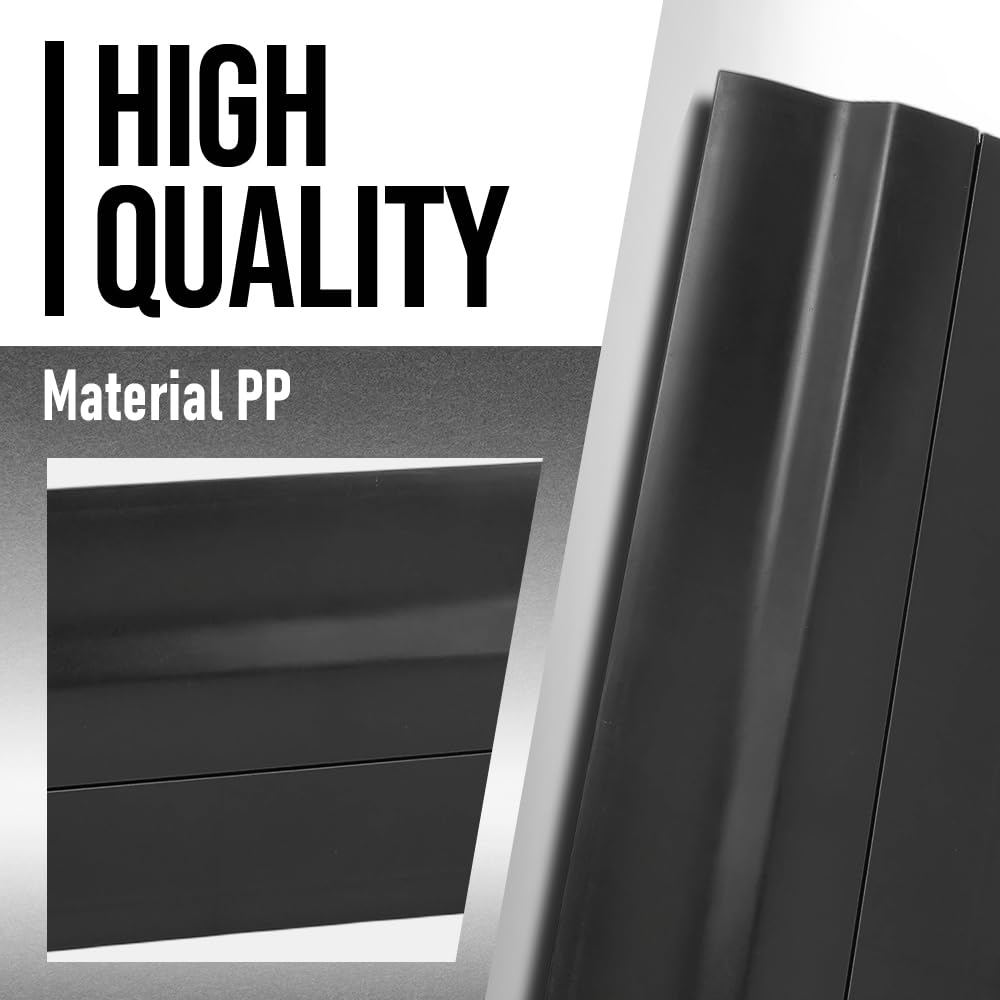 G-PLUS Rear Right Lower Door Molding Trim Compatible with Porsche Cayenne 2011-2018 Without Off-Road Package 95855979020G2X, 958-559-790-20-G2X Black