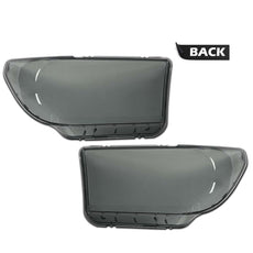 G-PLUS Headlight Cover Left Right Compatible with Toyota Tundra 2007-2013 Sequoia 2008-2017 Smoke Additional Angle