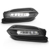 G-PLUS LED Fog Lights w/Wiring + Switch + Covers Set Compatible with Honda HRV HR-V Sport Utility 4-Door 2019-2022 71106T7AJ10,HO1038158,HO2603104 Black