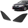 G-PLUS Front Fog Bumper Hole Cover LH RH Kit Pair Compatible with 2012 2013 2014 Toyota Camry XLE/LE/L, 2012-2014 Toyota Camry Hybrid XLE/LE 5212706260, 5212806260, TO1038147, TO1039147 Black