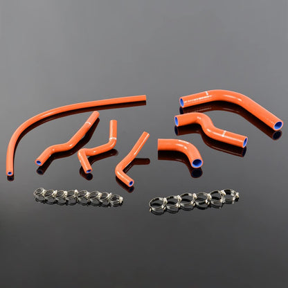 G-PLUS Silicone Radiator Heater Hose Compatible With 1986-1995 Suzuki Samurai Dark Orange