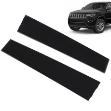 G-PLUS Rear Door B Pillar Window Trim 2PCS for Jeep Grand Cherokee 2011-2019 Front View