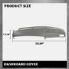 G-PLUS TPE Dashboard Cover Compatible with Toyota 4Runner Pickup 1989-1995 Gray Dash Panel