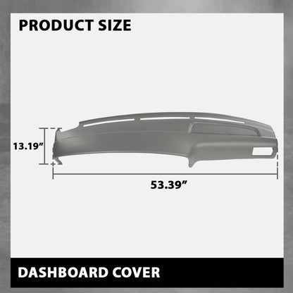 G-PLUS TPE Dashboard Cover Compatible with Toyota 4Runner Pickup 1989-1995 Gray Dash Panel