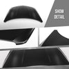 G-PLUS Front Hood Panel Compatible with Cadillac XT5 2017-2023 Black