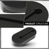 G-PLUS Hood Seal Pair Black Fit for HMMWV Hummer H1 12342357