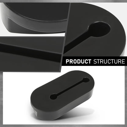 G-PLUS Hood Seal Pair Black Fit for HMMWV Hummer H1 12342357