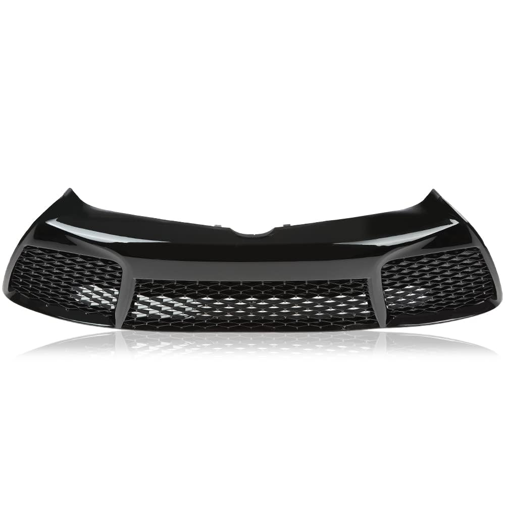 G-PLUS Front Bumper Lower Grille Compatible with Toyota Camry SE XSE 2015 2016 2017 53112-06280, 5311206280 Black 53112-06280, 5311206280 Grill