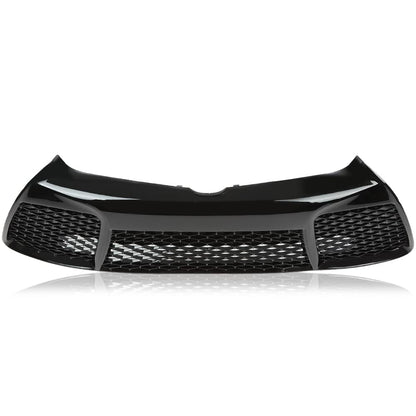 G-PLUS Front Bumper Lower Grille Assembly Gloss Black Compatible with Toyota Camry LE XLE 2021 2022/ NOT fit SE XSE models/Fit Models without Parking Sensors 5310206290 TO1036224
