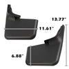 G-PLUS Mud Flaps, Compatible with Ford F150 2004-2014, w/o The Factory Wheel Lip Moldings Splash Guards Mudguards Front Rear 4PCS Heavy Duty Molded No Drill CL3Z-16A550-C, CL3Z-16A550-F