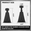 G-PLUS Hood Stop Rubber Cushion Bumper Holder, Compatible with Ford Escape 2013-2019, Fit Ford C-Max 2013-2018 AM5Z-16758-A, CV6Z-16758-A, AM5Z16758A, CV6Z16758A