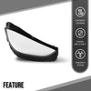 G-PLUS Headlight Lens Cover Compatible with Benz W206 C200 C300 C43 C63 2021 2022 2023 Right Side A2069063003 Front Headlamp Lens Cover Clear Lens