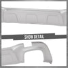 G-PLUS Rear Lower Valance Panel Compatible with Benz GLA250 2015-2017 with AMG 1568852925, MB1195135 Silver