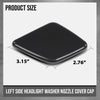 G-PLUS Left Side Bumper Headlight Washer Cover Cap Compatible with Volvo XC90 2007 2008 2009 2010 2011 2012 2013 2014 39875253 Glossy Black