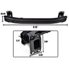 G-PLUS Front Inner inside Bumper Impact Bar Compatible with Hyundai Sonata 2015 2016 2017 2018 2019 Inside Reinforcement Rebar, 86530 C2000, 86530C2710, 86530C1710, Black