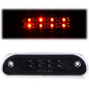 G-PLUS LED Third 3rd Brake Cargo Light Compatible With 1999-2004 Grand Cherokee,Rear Roof Center High Mount Stop Tail Light Replacement (Black Housing Clear Lens)