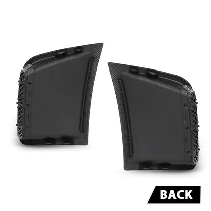 G-PLUS Pair Front Bumper Side Air Vents Corner Cover Compatible with Subaru WRX STi 2008-2014 Carbon Fiber Plastic 2PCS