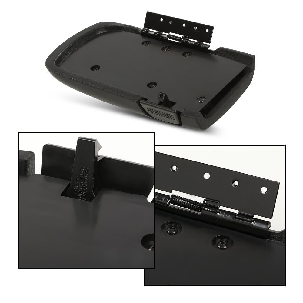 G-PLUS Center Console Lid Armrest Door Compatible with Chevy Camaro/Pontiac Firebird 1997-2002 Black 10423155 10273748
