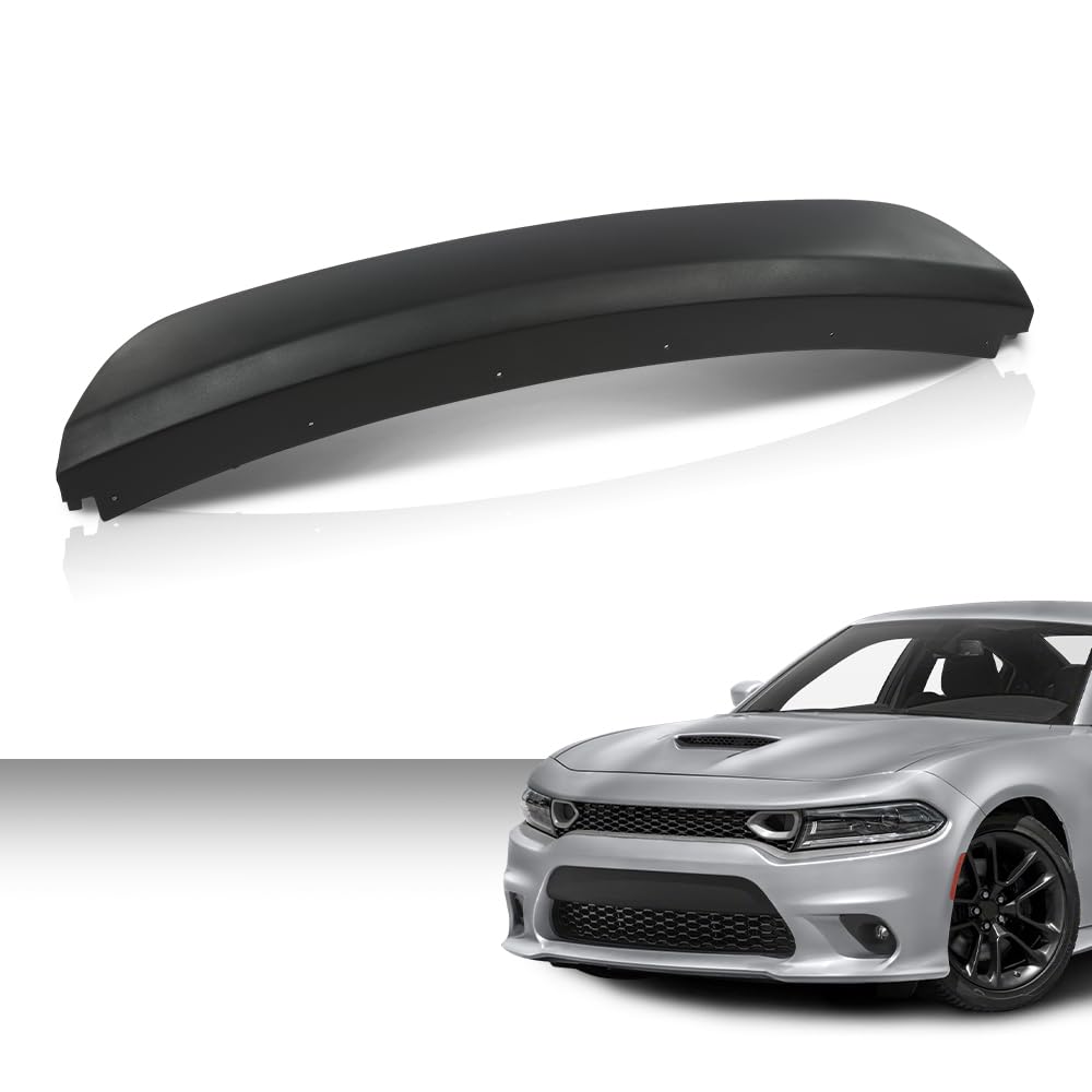 G-PLUS New Front Bumper Face Bar Trim Molding Step Pad Compatible with Dodge Charger 2015-2022 68225517AA, CH1044124 Black Textured