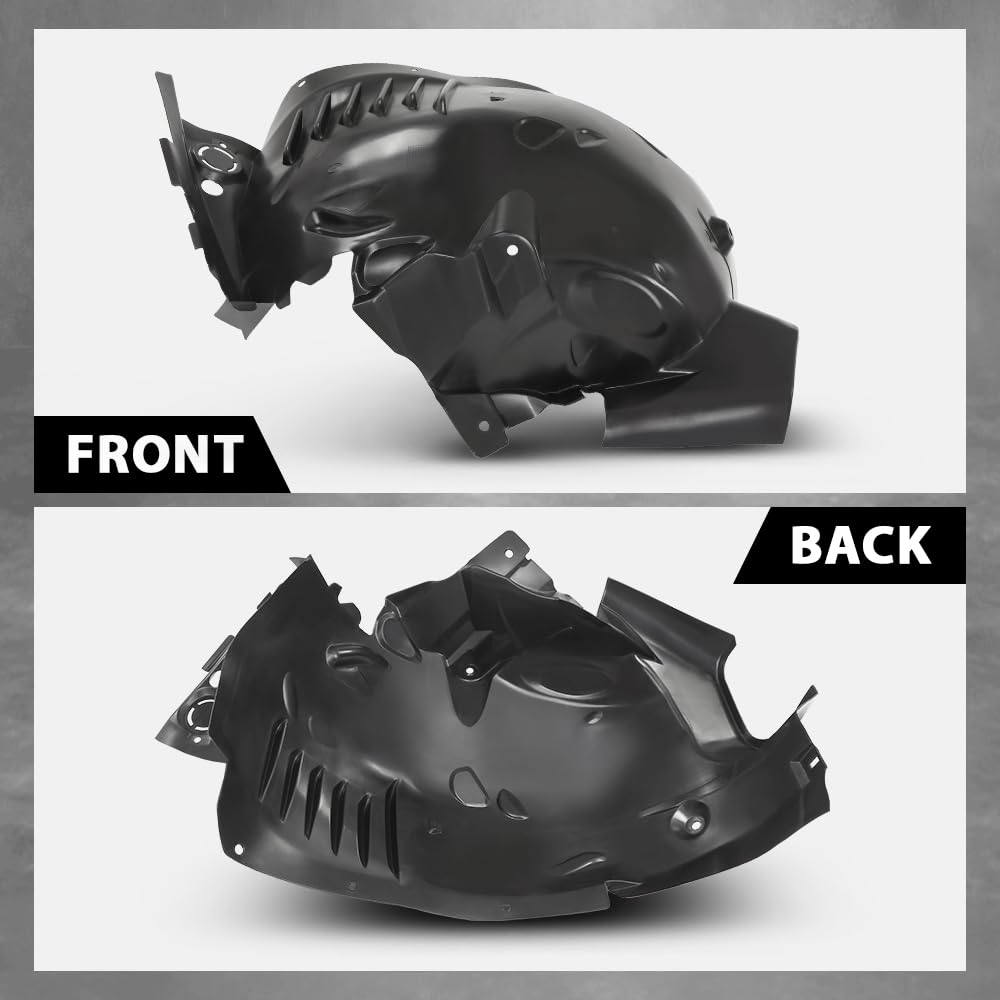 G-PLUS Fender Liner Front Passenger Side Compatible with Benz C250 C300 C350 Sport 4Matic, Base Luxury 2012-2014 2046905930