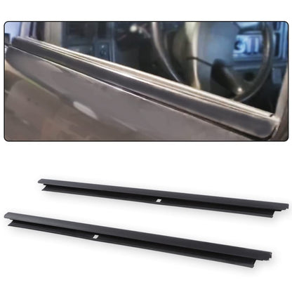 G-PLUS Black Rear Outer Window Sweep Felt Kit Compatible with Chevy Silverado GMC Sierra 1500/2500/3500 2001-2007,Fit Chevy Suburban Avalanche 1500/2500 2002-2006,Fit GMC Yukon 2001-2006 2PCS