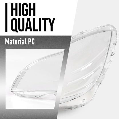 G-PLUS Headlight Lens Cover Compatible with Benz C-Class W204 C180 C200 C260 C280 C300 200K 180K 2008-2011 2048208761, 2048208861 Left & Right Front Headlamp Lens Cover Clear