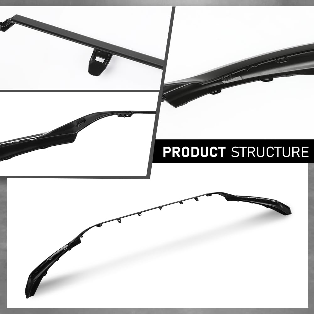 G-PLUS Front Bumper Bottom Bezel Trim Cover 3PCS, Compatible with Toyota Camry XSE SE 2021-2024, 5312406260, 5312306190